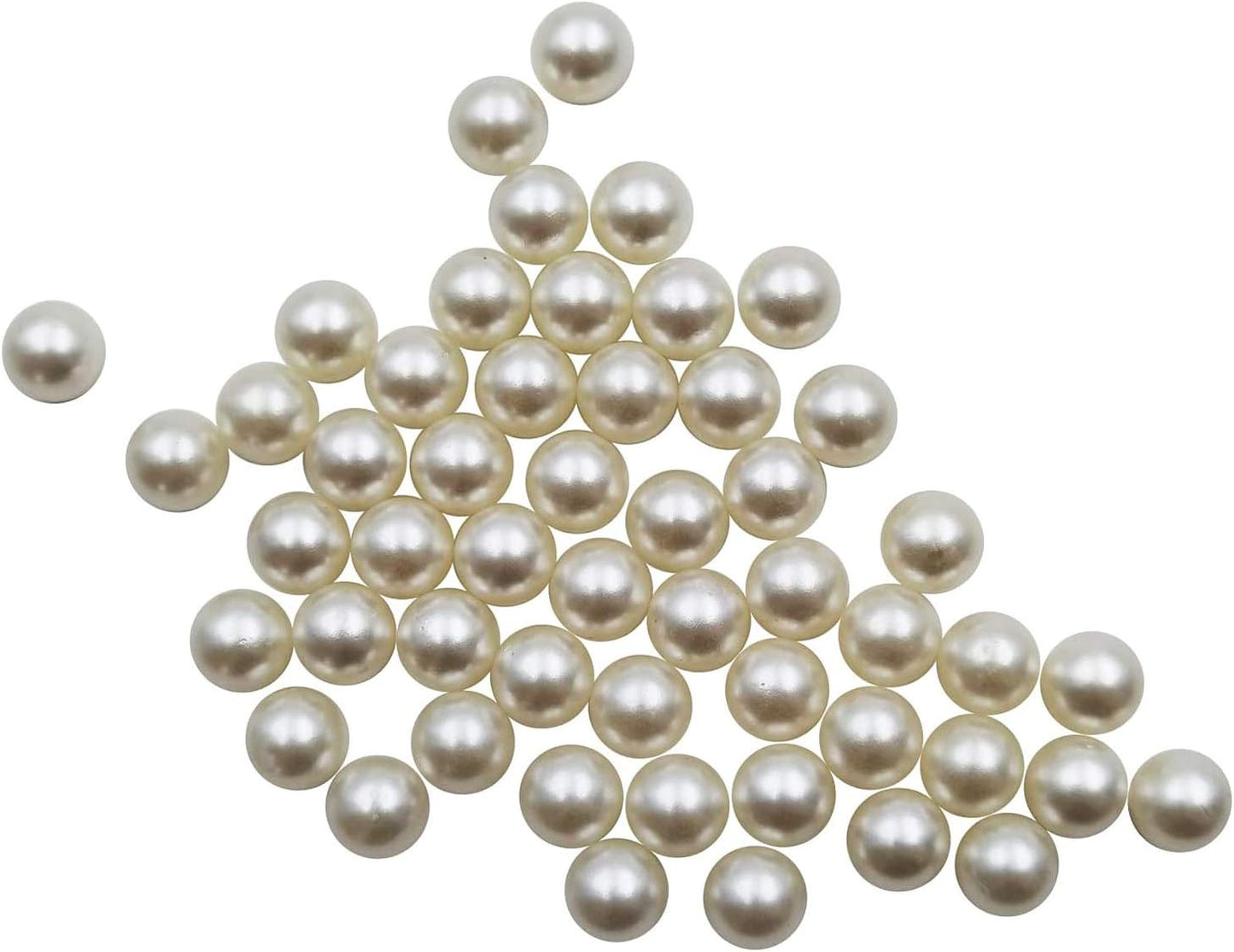 2600pcs 6mm Multicolor ABS Undrilled Art Faux Pearls - Psykade
