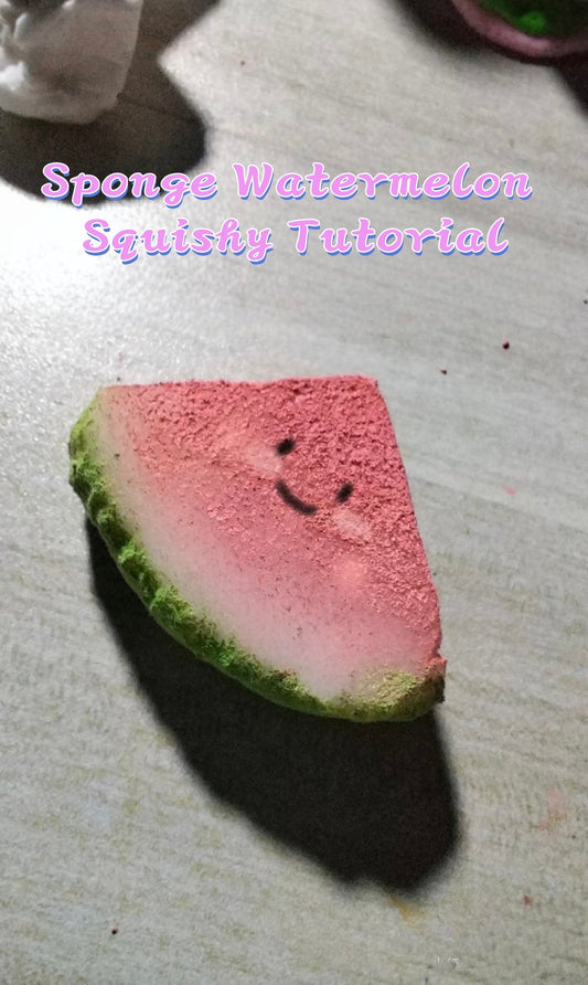 Sponge Watermelon Squishy Tutorial - Psykade