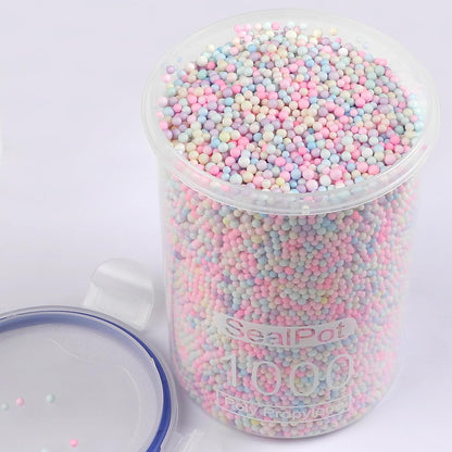 80000 Pieces Foam Balls Slime Supplies Colorful Foam Beads 2 - 3mm - Psykade