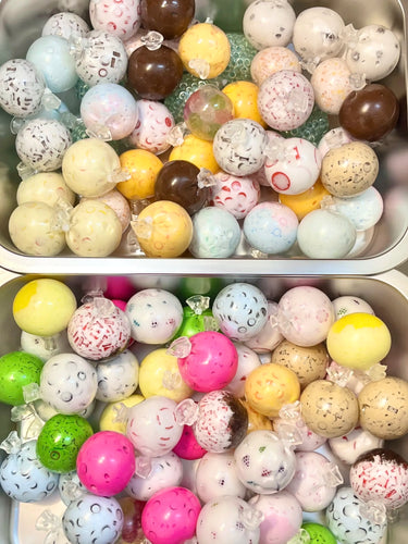 Colorful Surprise Squeeze Set - Handmade 4cm Squishy Stress Balls Random Blind Box (4 Balls per Box, Non - Repeating) - Psykade