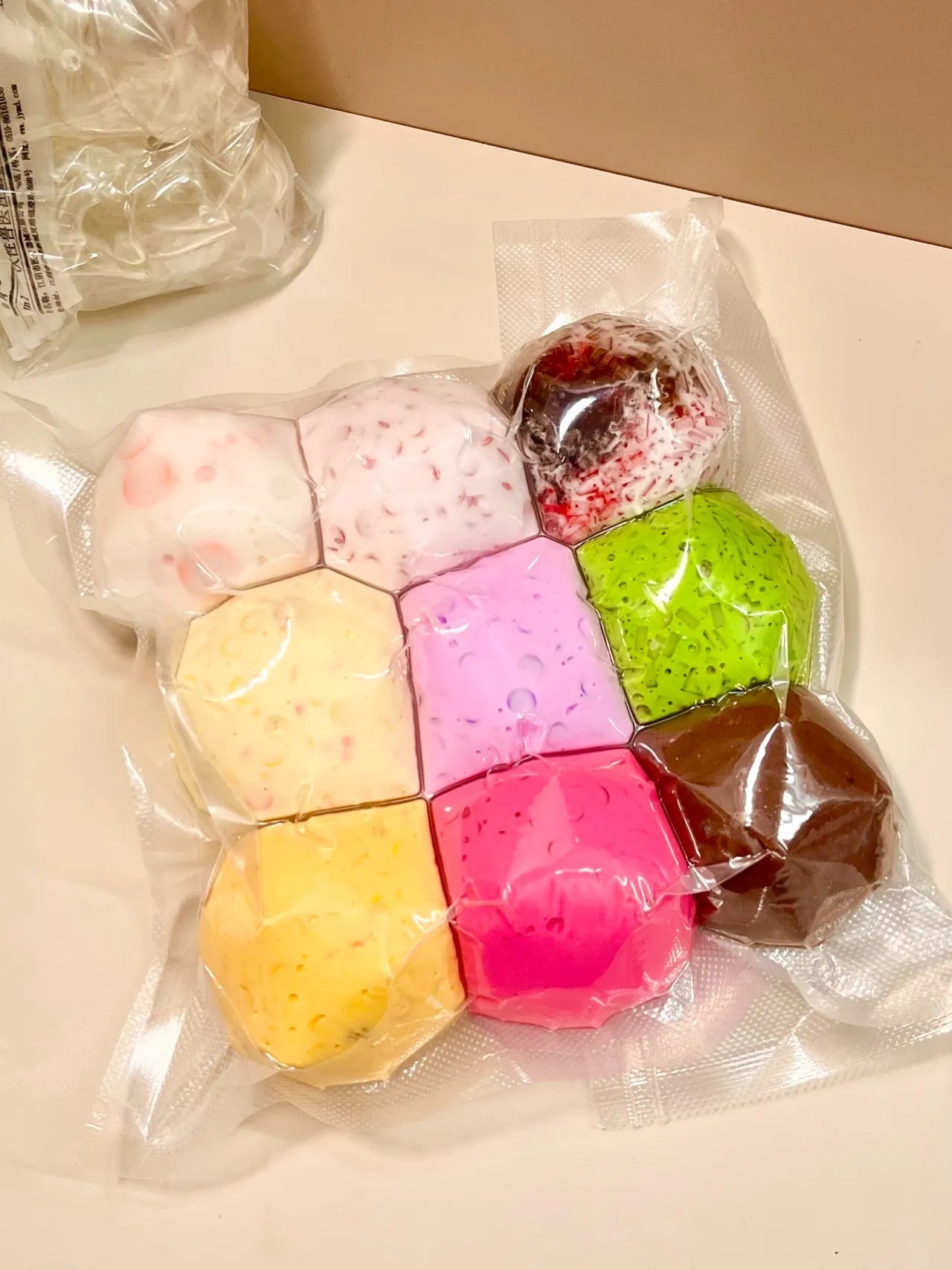 Colorful Treats Stress - Ball Ensemble - Premium Set with 9 Unique Stress Balls (Free - 6cm), Free 6cm Blind - Bag (Fully - Filled), and Accessory Pack - Psykade