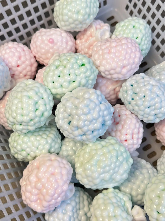 Creamy ASMR Soothing Balls - Handmade Stress - Relief Toys (Pack of 2) with Zip - Tie and Air - Pump Syringe Included - Psykade