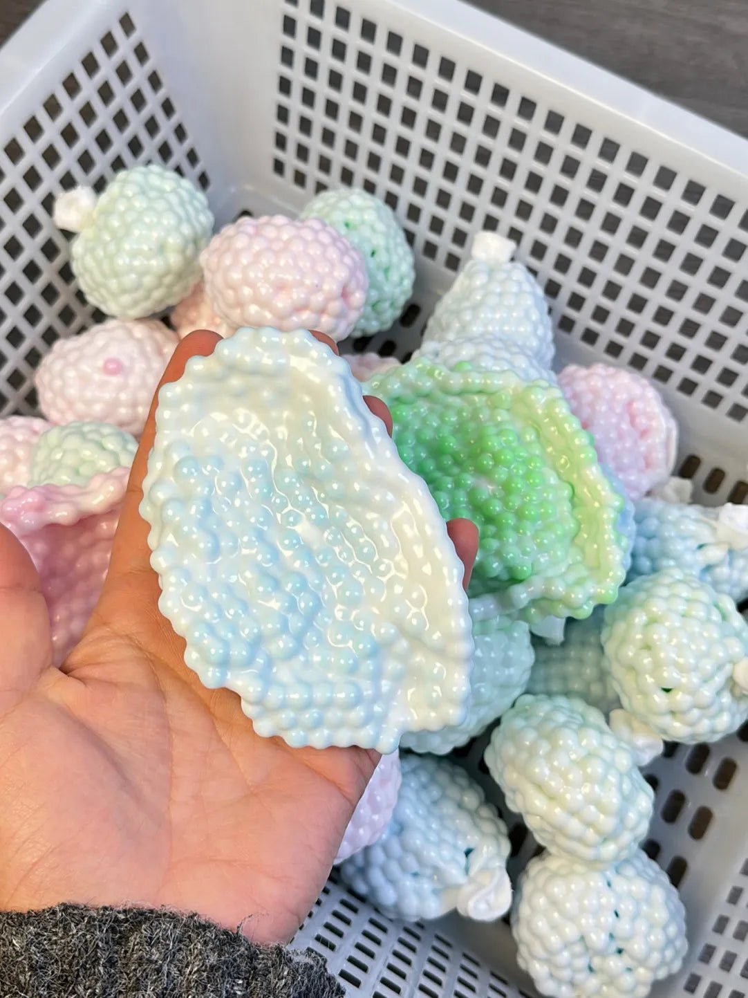 Creamy ASMR Soothing Balls - Handmade Stress - Relief Toys (Pack of 2) with Zip - Tie and Air - Pump Syringe Included - Psykade