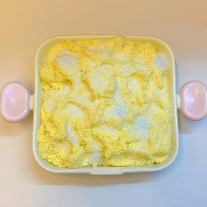 Mango Ice Dream Squeeze - Handmade 6cm Stress Ball with Full - Fill Pure Icy - Sand Texture (Weak Resistance, Moldable), Mango Ice Theme - Psykade