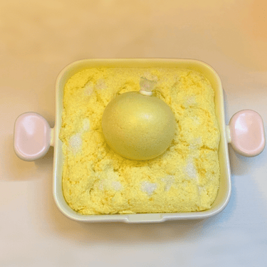 Mango Ice Dream Squeeze - Handmade 6cm Stress Ball with Full - Fill Pure Icy - Sand Texture (Weak Resistance, Moldable), Mango Ice Theme - Psykade