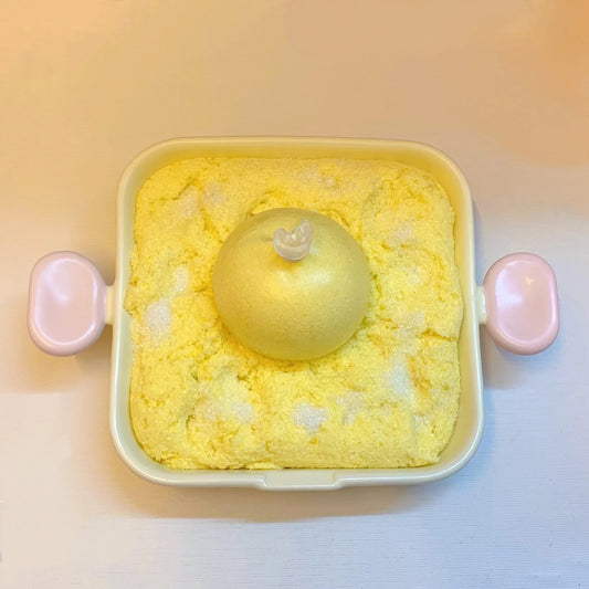 Mango Ice Dream Squeeze - Handmade 6cm Stress Ball with Full - Fill Pure Icy - Sand Texture (Weak Resistance, Moldable), Mango Ice Theme - Psykade