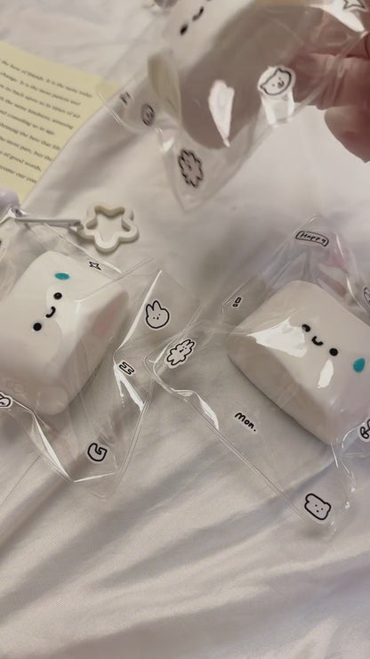 Speechless Little Steamed Bun Squishy (Food - Grade Silicone)