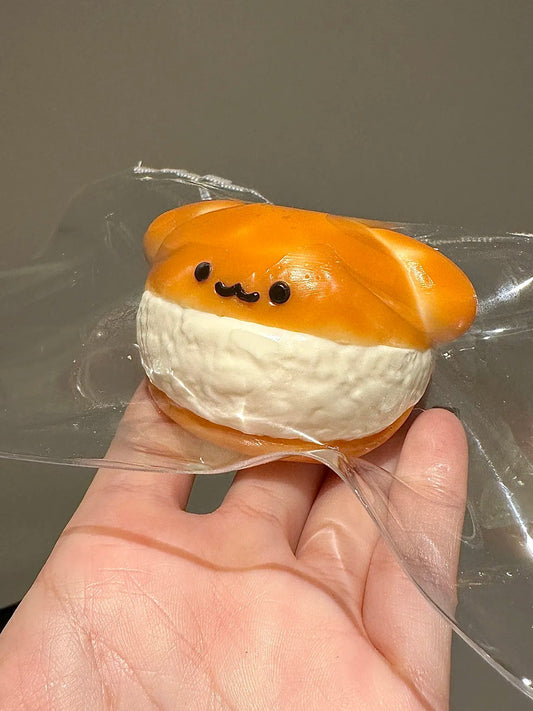 Puppy Ice Cream Bread Squishy Collection - Original & Chocolate Flavors, 90g Each - Psykade