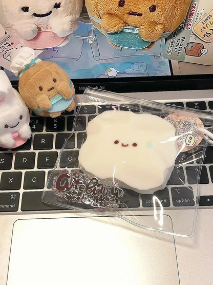 Speechless Little Steamed Bun Squishy (Food - Grade Silicone) - Psykade